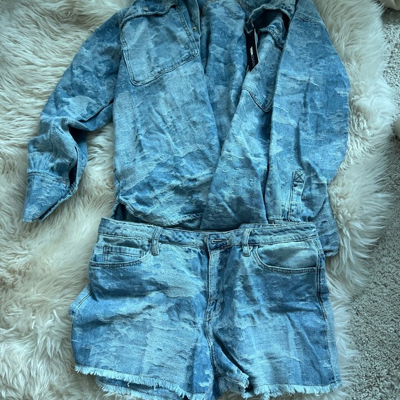 Stylish Denim matching set - Picture 3 of 4